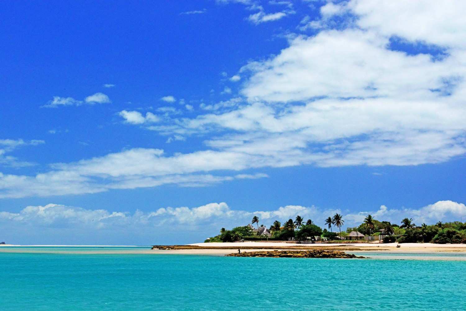 A Beautiful View Of Magaruque Island In Mozambique