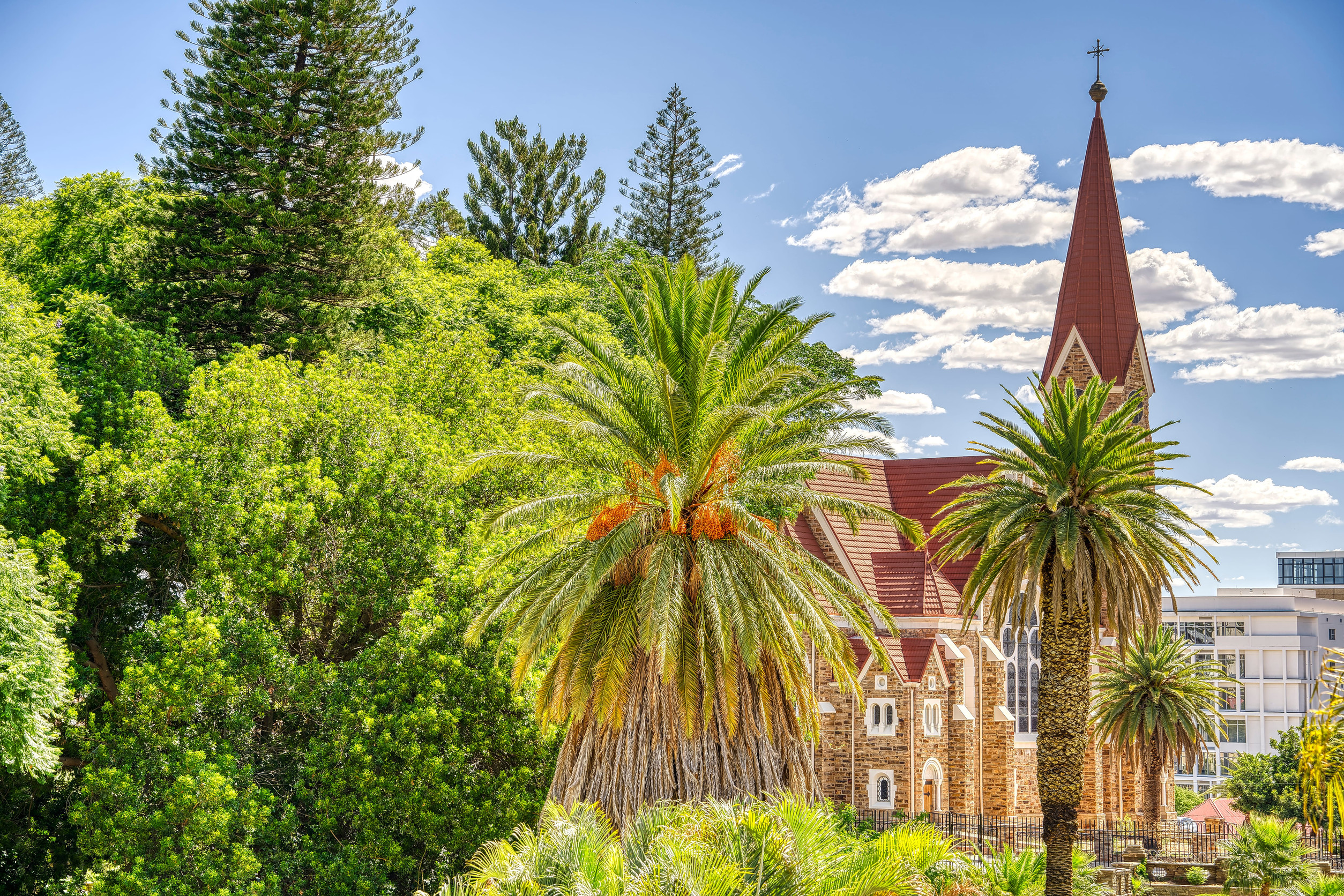 A day view of Windhoek in Namibia