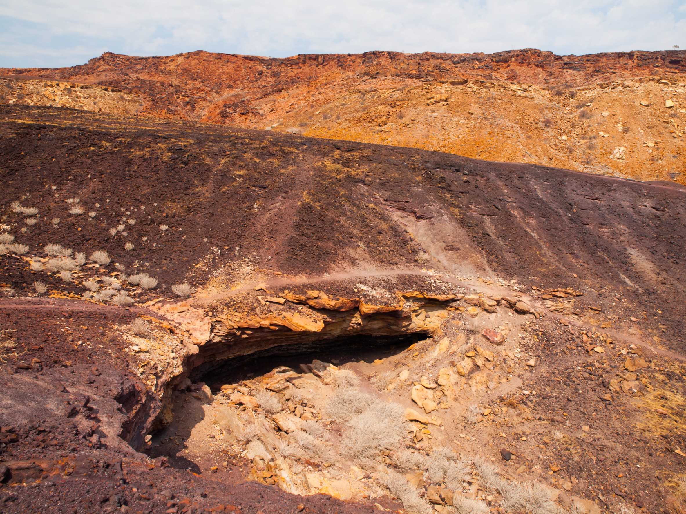 Burnt Mountain In Damaraland Namibia