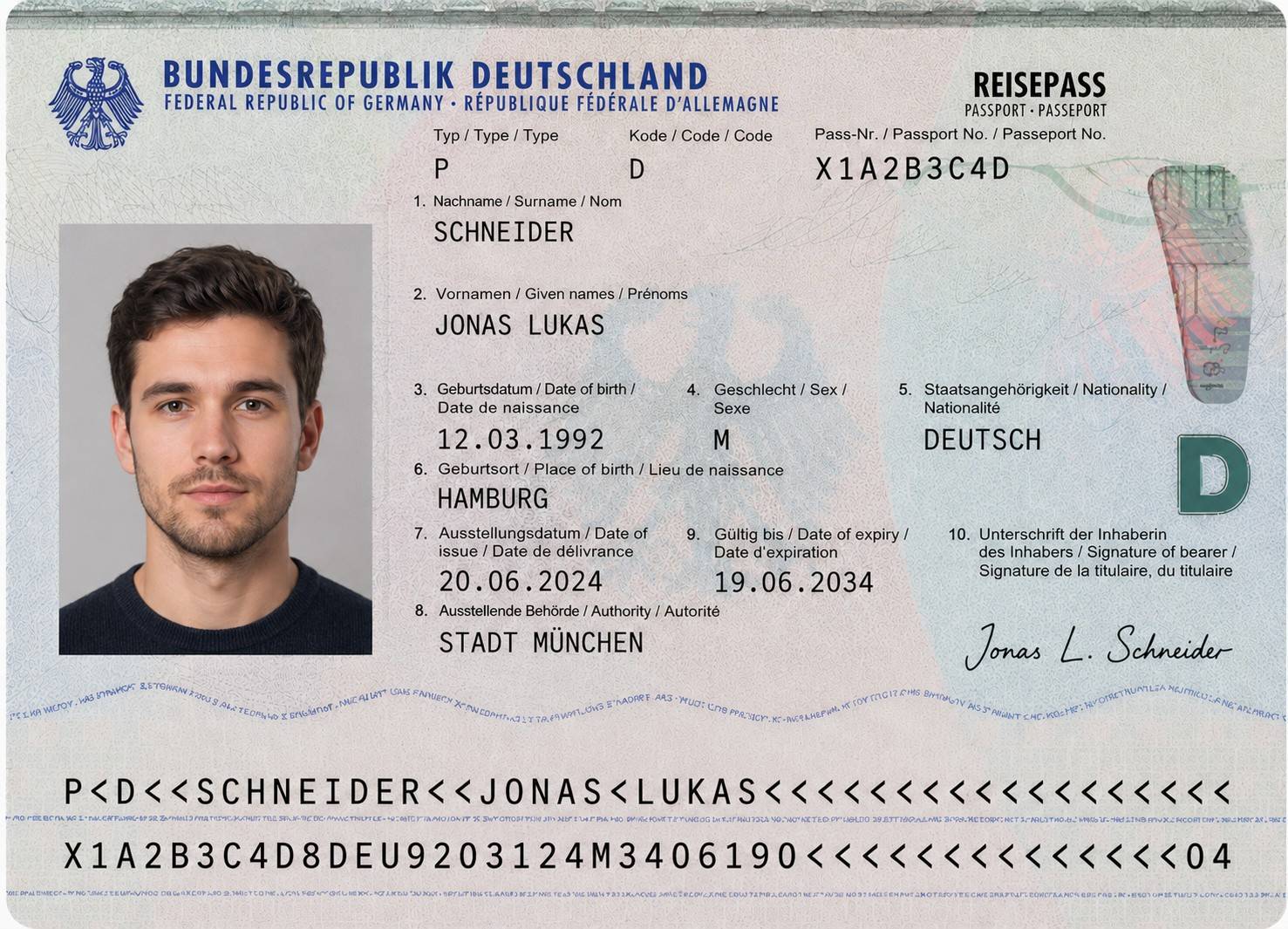 German-Passport-Sample-Image