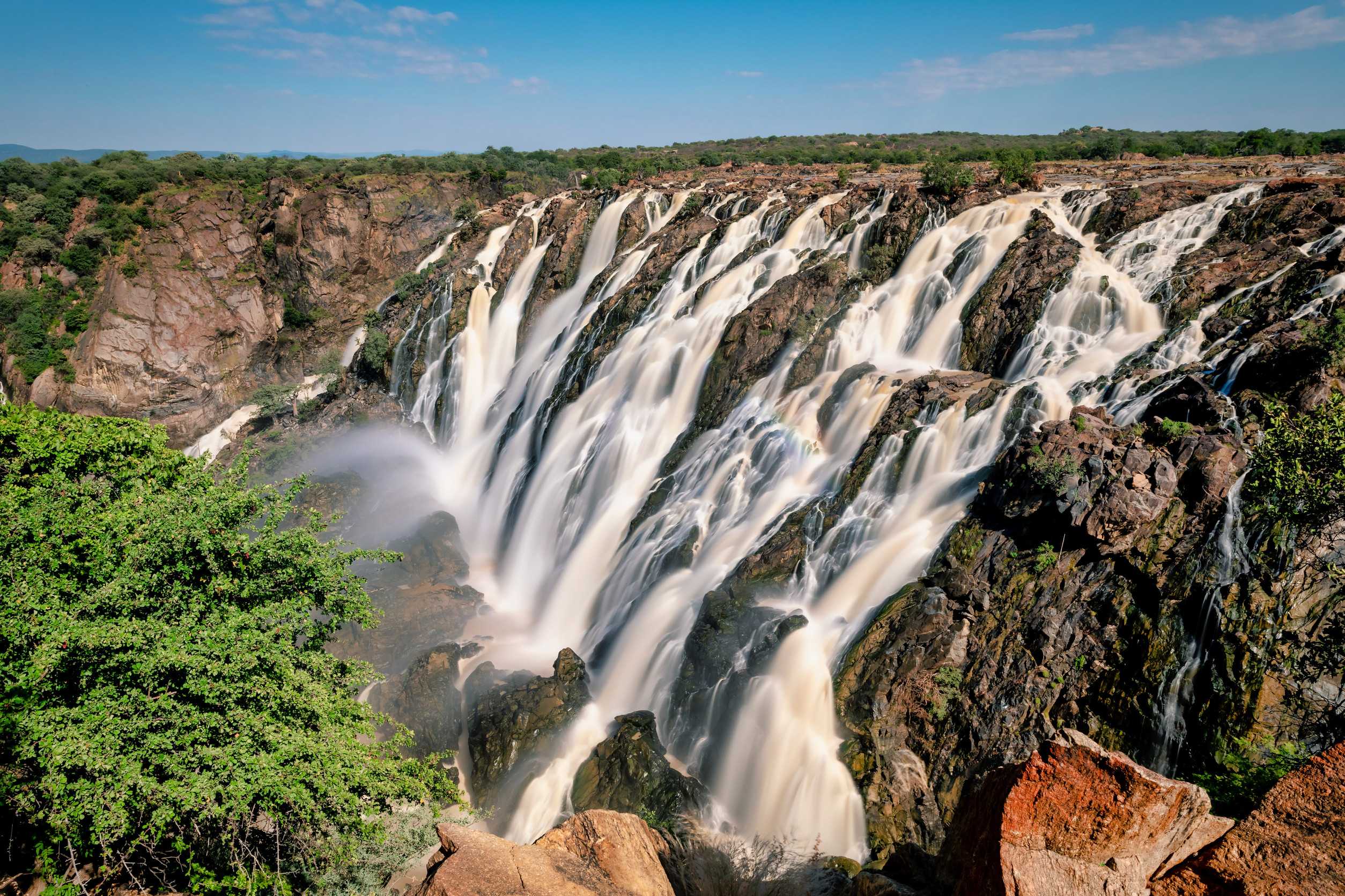 Ruacana Falls In Northern Namibia