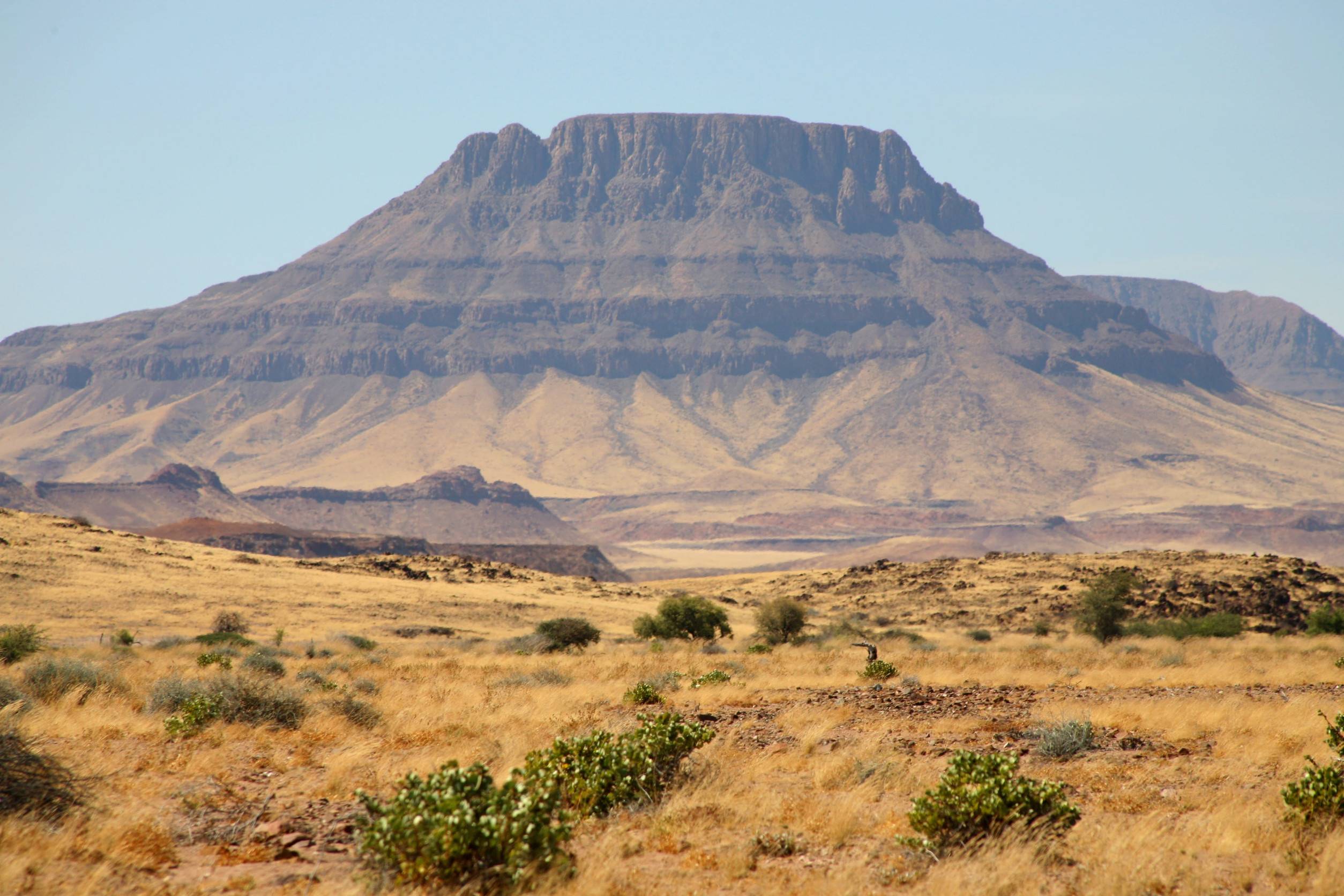 View Of Brandberg Mountain In Damaraland Namibia