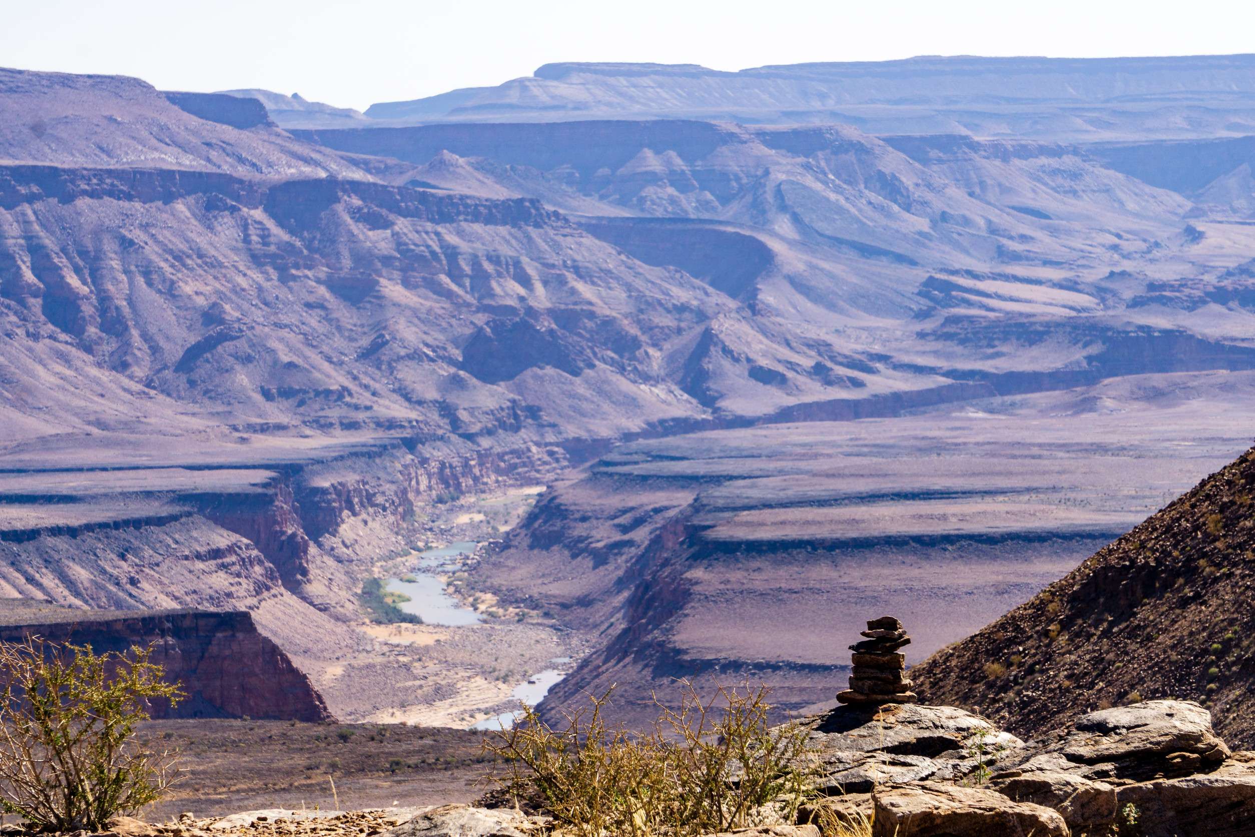 View Of Fish River Canyon During The Day