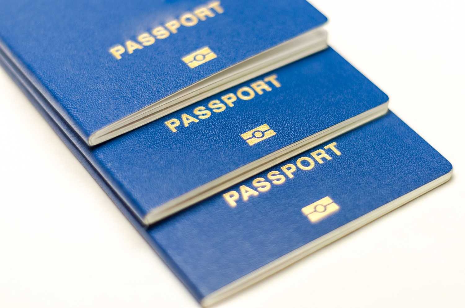 Three passports together